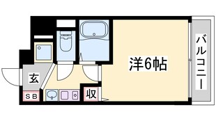 エステムコート神戸県庁前の物件間取画像